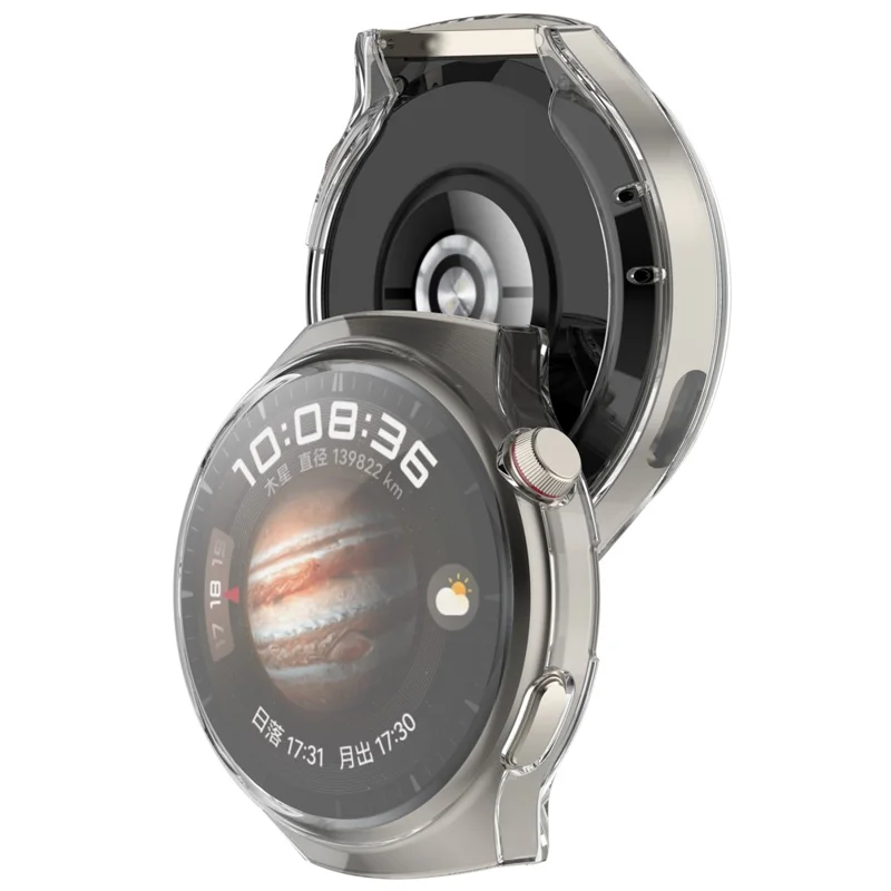 For Huawei Watch 4 Pro Protective Case Flexible TPU Watch Cover Full Coverage Electroplating