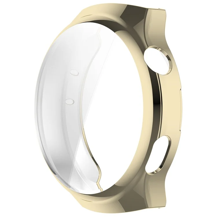 Чехол для Huawei Watch 4 из ТПУ с полной защитой от царапин - Электролитическое покрытие Light Gold