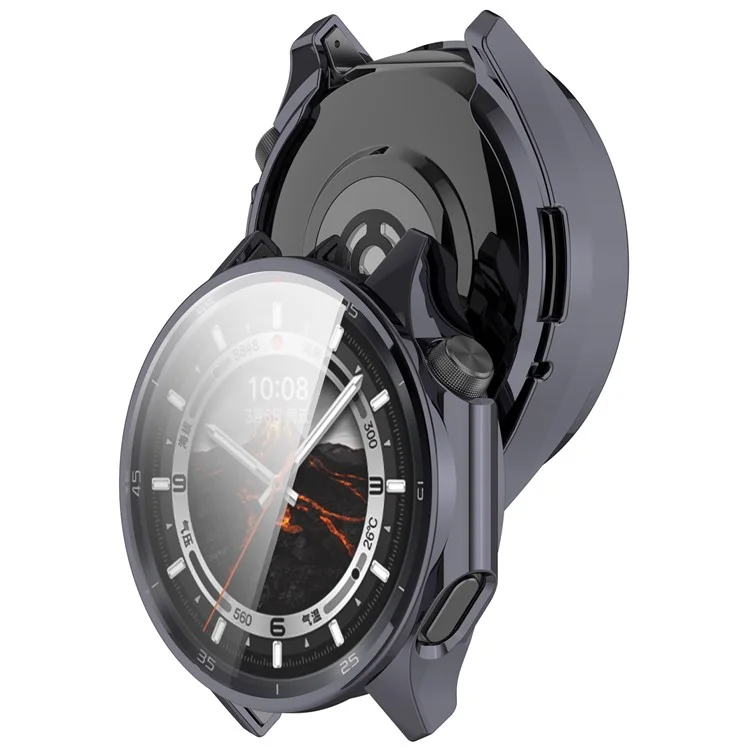 For Oppo Watch X2 / OnePlus Watch 3 Electroplating TPU Protective Cover Watch Case with Screen Film - Tarnish