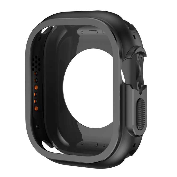 For Apple Watch Ultra 2 49mm / Ultra 49mm Protective Case Alloy Watch Frame - Black