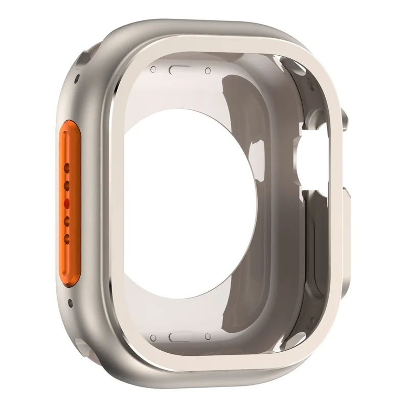 For Apple Watch Ultra 3 / Ultra 2 / Ultra 49mm Protective Case Alloy Watch Frame - Titanium