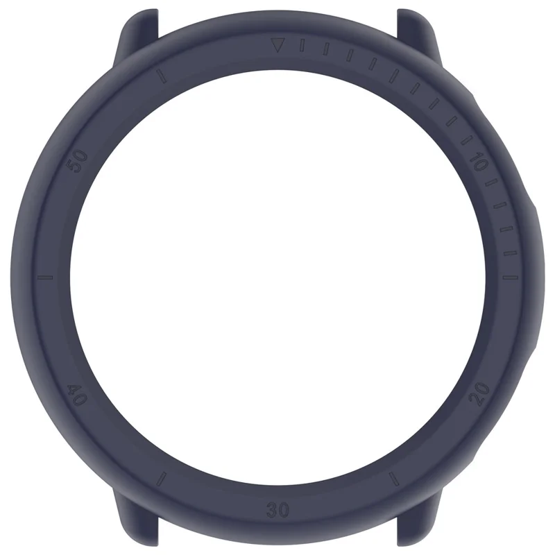 For Huami Amazfit Active 2 (A2437) Watch Case Hollow Design Hard PC Protective Cover - Midnight Blue