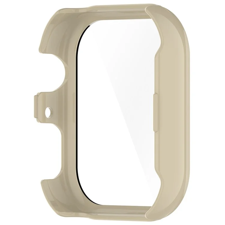For Honor Choice ROSSINI 2i Watch Case PC Frame Cover with Tempered Glass Screen Film - Ivory White