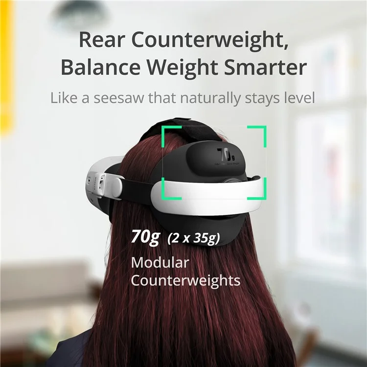 BOBOVR E3 For Meta Quest 3S / Quest 3 VR Headset Head Strap Ergonomic Replacement Headband