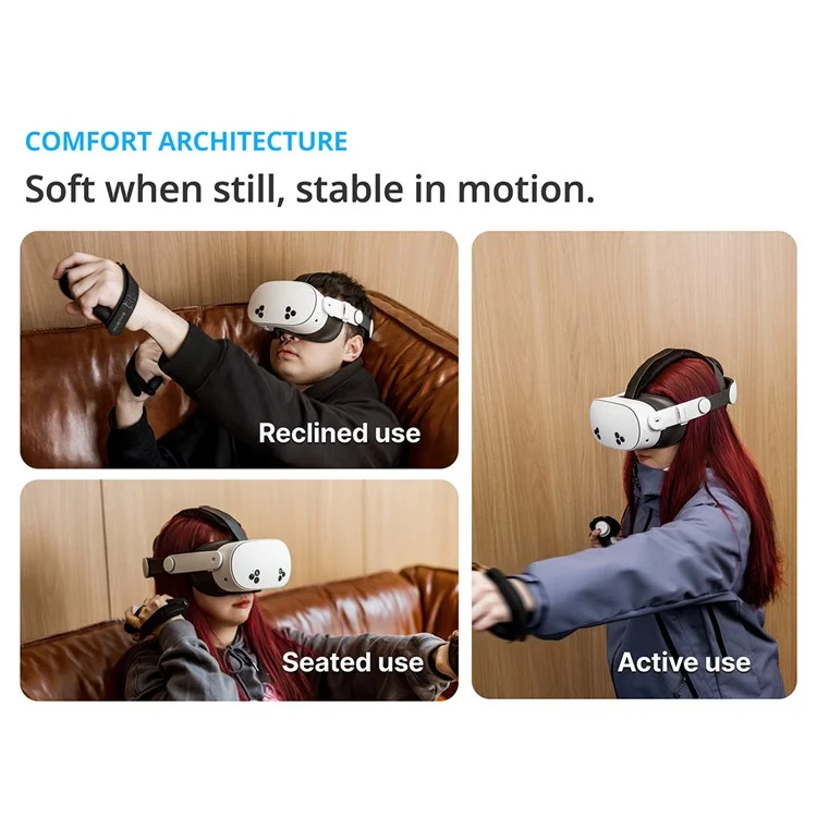 BOBOVR E3 For Meta Quest 3S / Quest 3 VR Headset Head Strap Ergonomic Replacement Headband