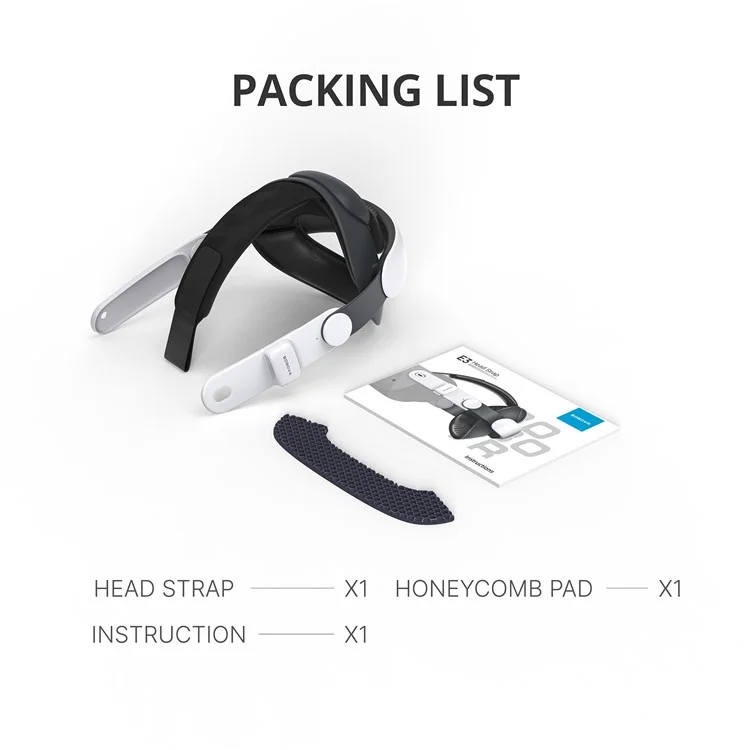 BOBOVR E3 For Meta Quest 3S / Quest 3 VR Headset Head Strap Ergonomic Replacement Headband