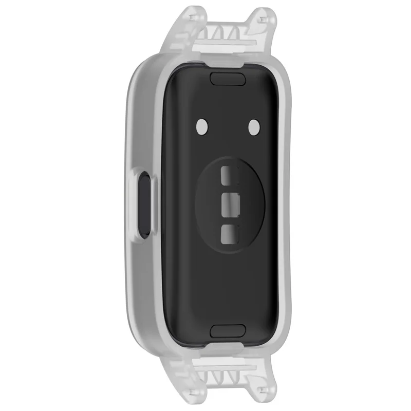 12MM Smart Watch Case For Huawei Band 10 NFC  /  10  /  9 NFC  /  9  /  8 NFC  /  8 Lightweight PC Protective Frame - Transparent White