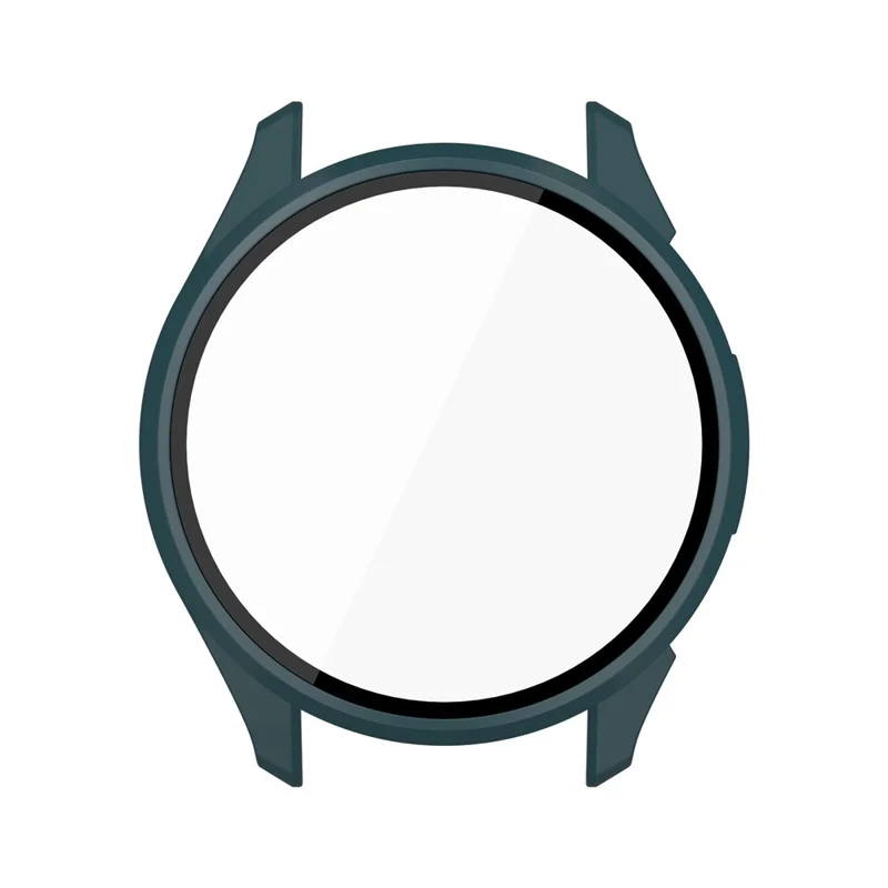 For Garmin Approach S50 Watch Case PC Frame Cover with Tempered Glass Screen Film - Green