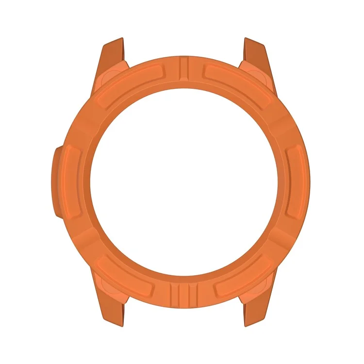 For Garmin Descent G2 Anti Scratch Protective Case Rugged Armor TPU Shell Watch Cover - Orange