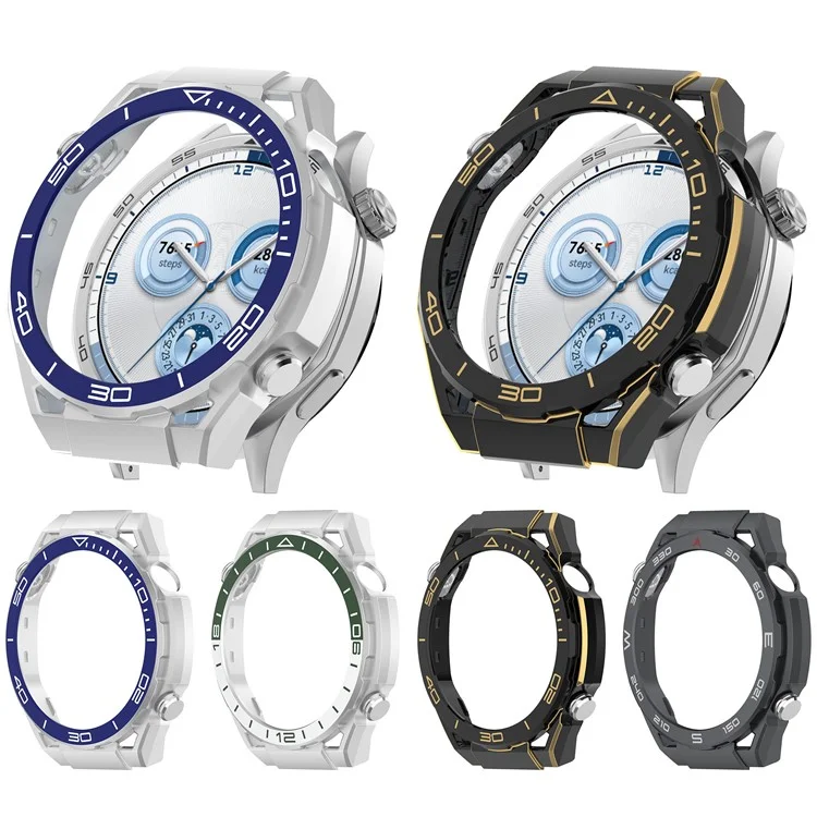 Для часов Huawei Watch GT 5 46 мм Защитный чехол Высококачественная ударопрочная ПК рамка для часов - Серый