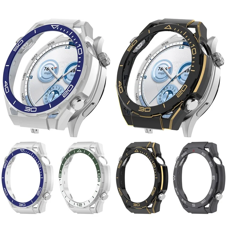 For Huawei Watch GT 5 Pro 46mm Protective Case High End Dropproof PC Watch Frame - Grey