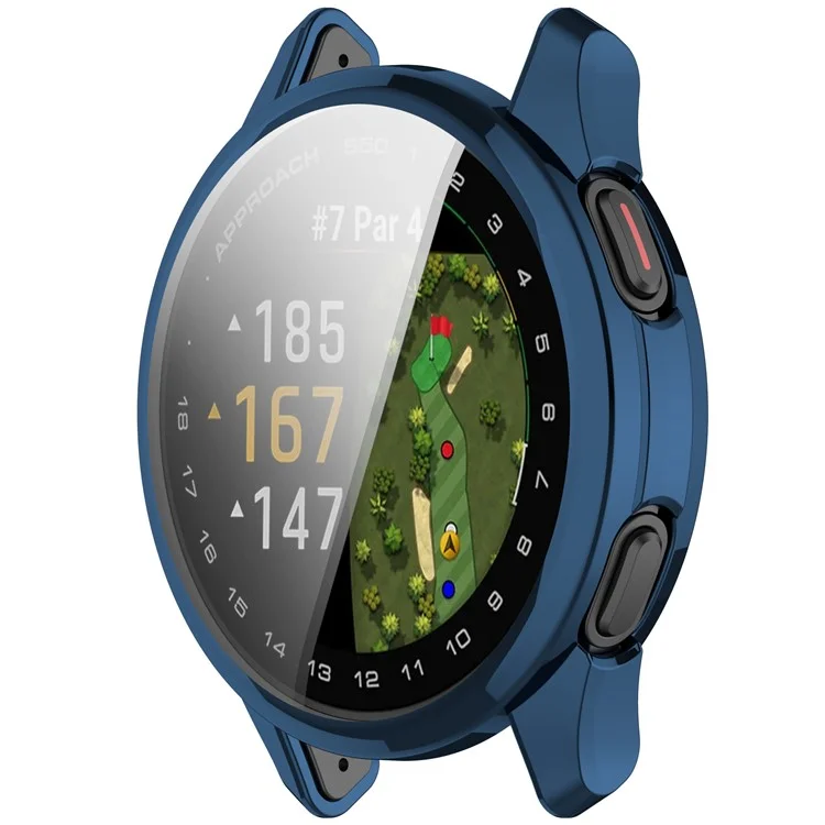For Garmin Approach S50 Watch Case Soft TPU Protective Cover - Blue