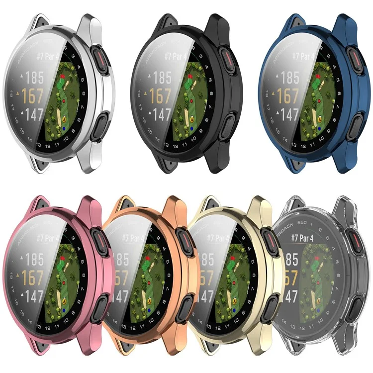 For Garmin Approach S50 Watch Case Soft TPU Protective Cover - Blue