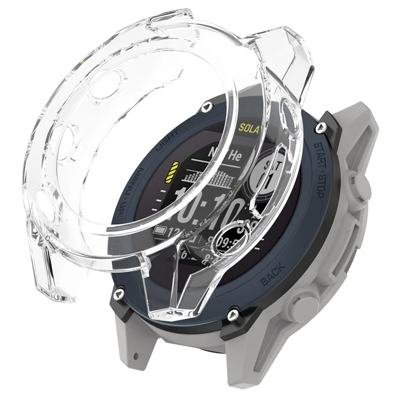 Protective Watch Case for Garmin Descent G2 / G1 / G1 Solar / G1 Solar Letel TPU Semi-Enclosed Cover - Transparent