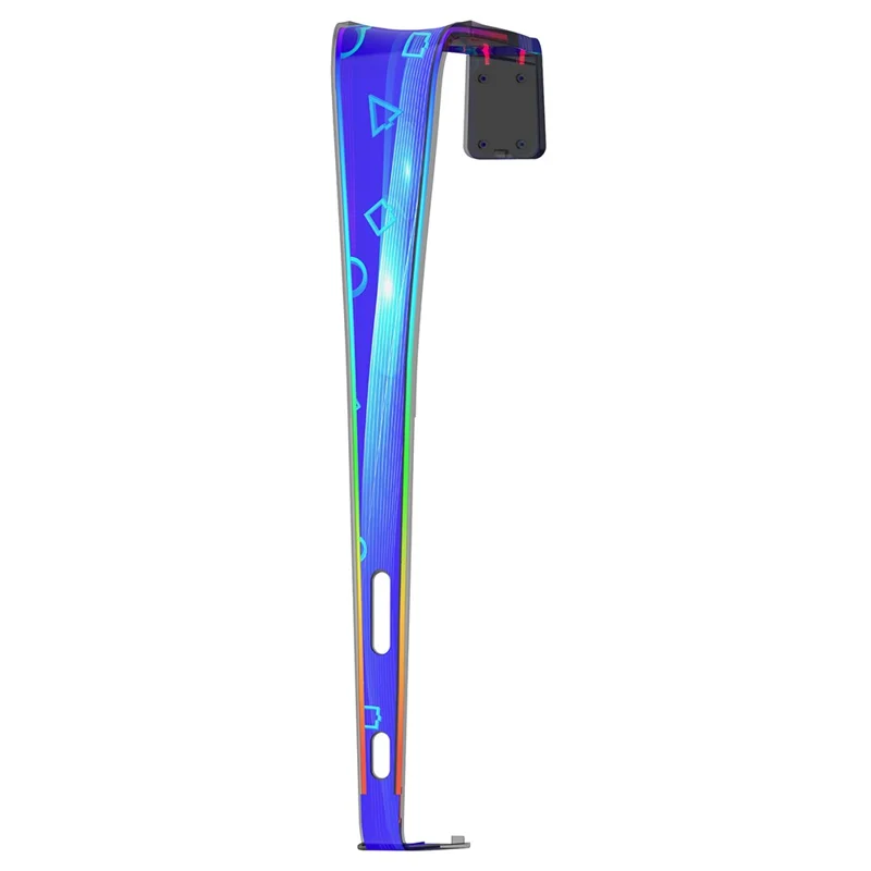 IPEGA PG-P5S018 For Sony PS5 Slim Console 9 Lighting Effects RGB Light Strip Decorative Bar - Sapphire