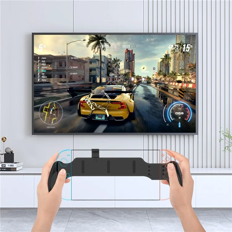 JYS JYS-NS2297 Poignée ergonomique antidérapante pour Nintendo Switch 2 / Switch / Switch OLED - Noir