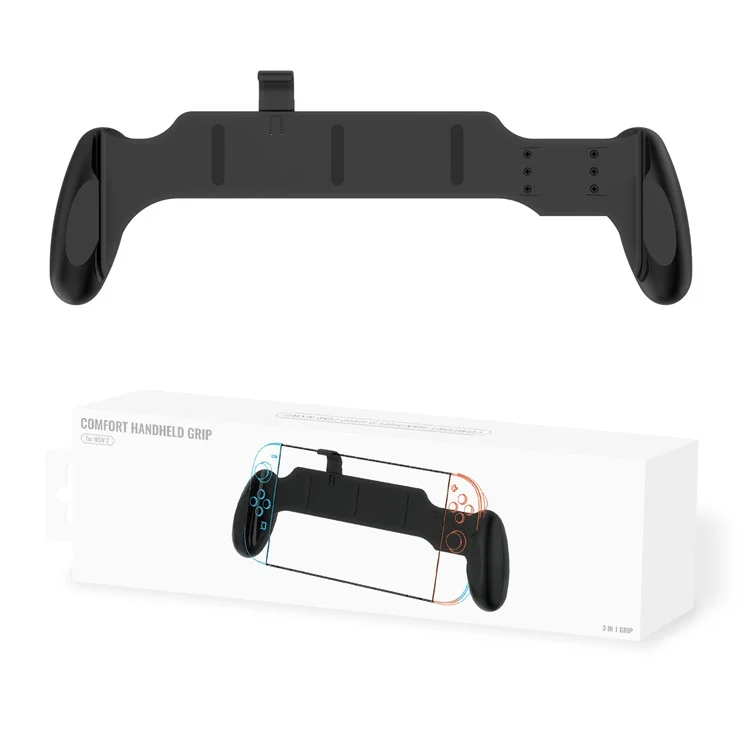 JYS JYS-NS2297 Poignée ergonomique antidérapante pour Nintendo Switch 2 / Switch / Switch OLED - Noir