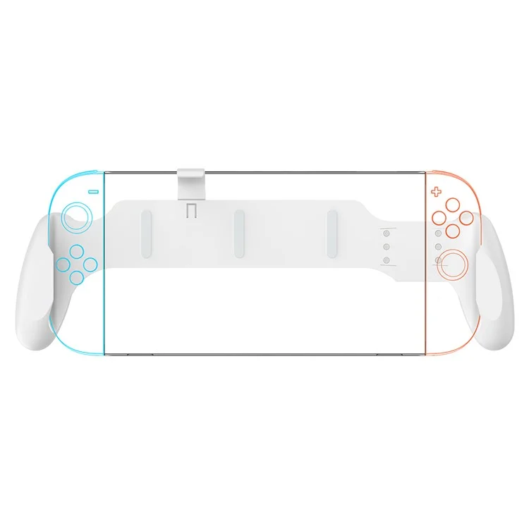 JYS JYS-NS2297 For Nintendo Switch 2 / Switch / Switch OLED Ergonomic Grip Handle Anti-Slip Handheld Grip - White