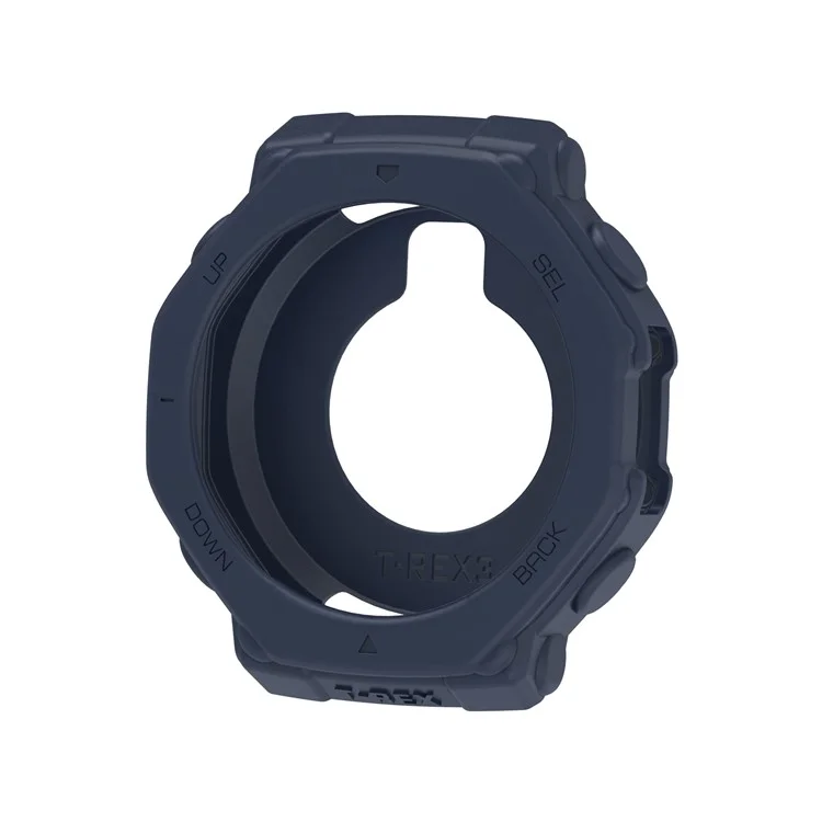 For Huami Amazfit T-Rex 3 Anti Scratch Protective Case TPU Watch Cover - Dark Blue