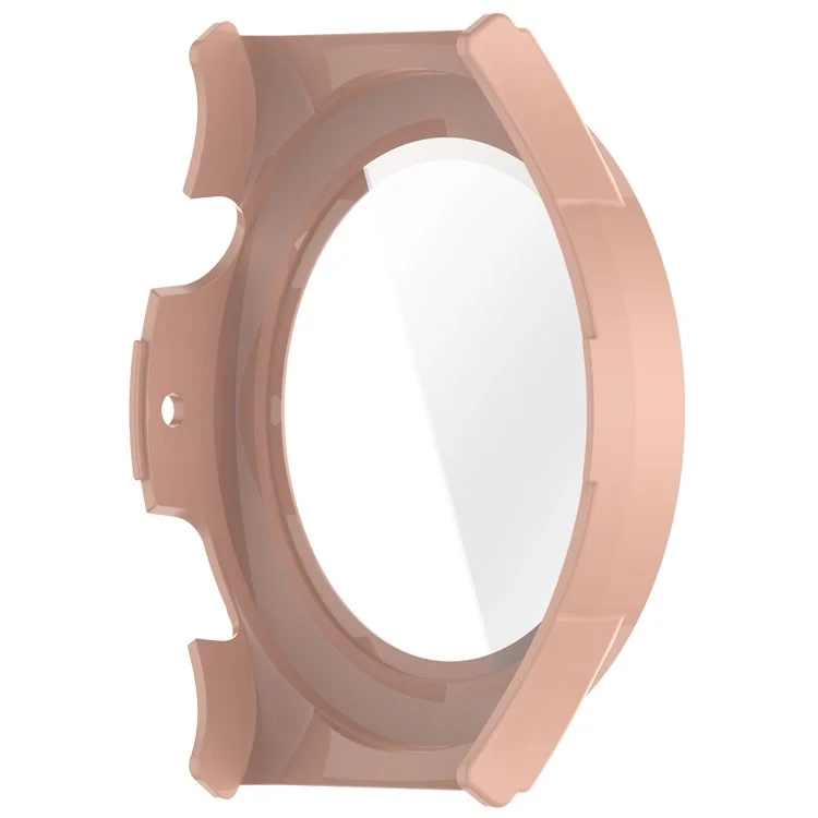 Capa para Relógio Huami Amazfit Cheetah Round / Cheetah Pro com Moldura de PC e Película de Vidro Temperado - Rosa