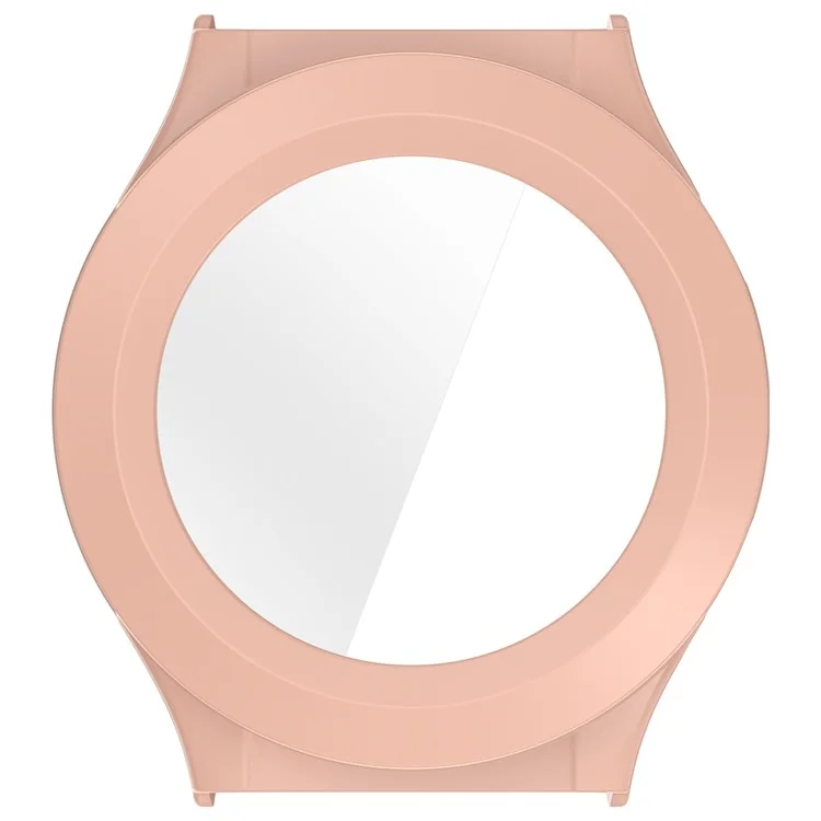 Capa para Relógio Huami Amazfit Cheetah Round / Cheetah Pro com Moldura de PC e Película de Vidro Temperado - Rosa