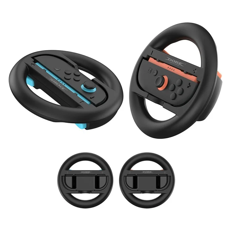 DOBE TNS-3196 Rennlenkrad-Controller für Nintendo Switch - Lenkradhalterung für Joy-Con Links und Rechts