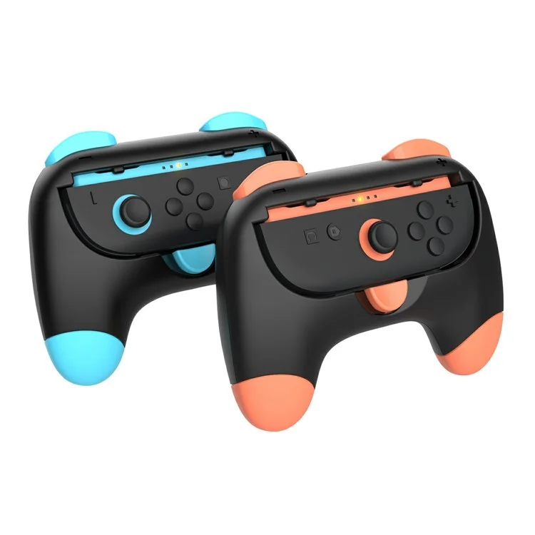 DOBE TNS-3163 2Pcs For Nintendo Switch 2 Ergonomic Left and Right Joy-Con Controller Grips - Pink+Green