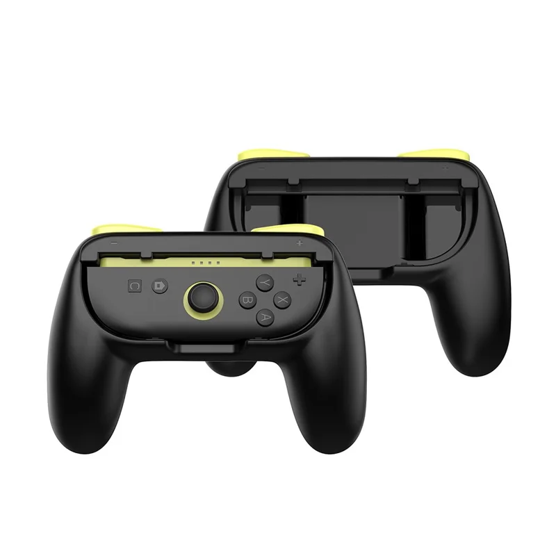 DOBE FOMIS ELECTRONICS TNS-3162 For Nintendo Switch 2 Game Console Ergonomic Left and Right Grip Handle Controller - Blue+Yellow