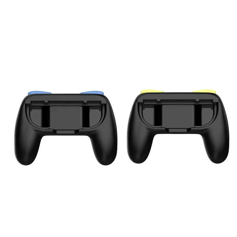 DOBE FOMIS ELECTRONICS TNS-3162 For Nintendo Switch 2 Game Console Ergonomic Left and Right Grip Handle Controller - Blue+Yellow