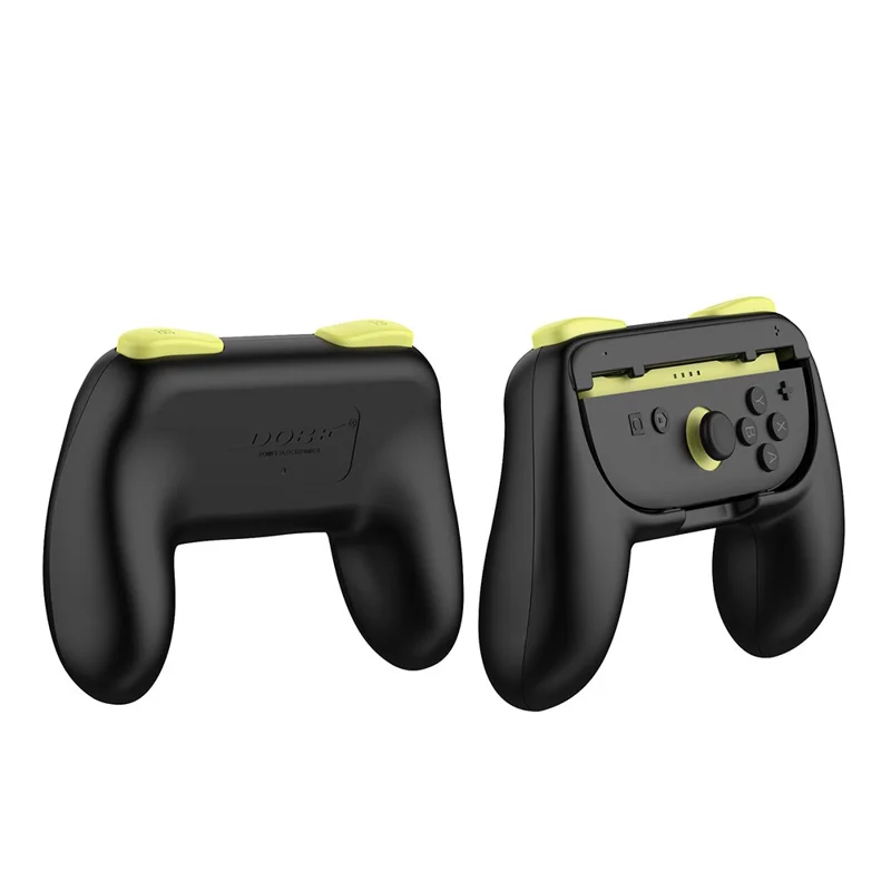 DOBE FOMIS ELECTRONICS TNS-3162 For Nintendo Switch 2 Game Console Ergonomic Left and Right Grip Handle Controller - Blue+Yellow