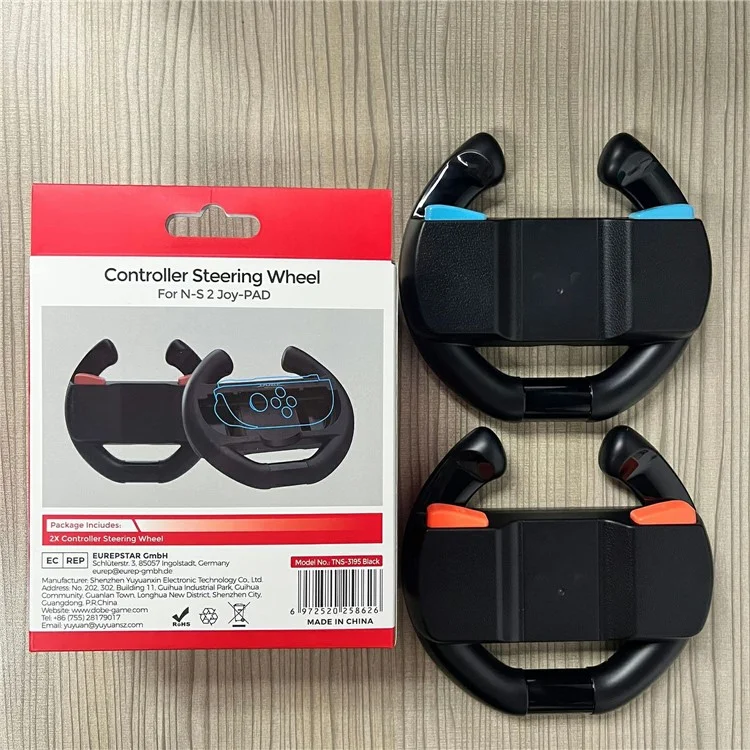 DOBE TNS-3195 2 Unidades Volante de Carreras para Mando Joy-Con de Nintendo Switch
