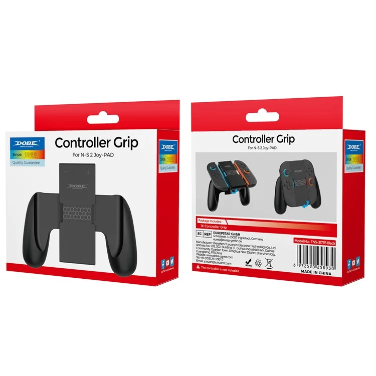DOBE TNS-3177B Para Nintendo Switch 2 Joy-Con Controlador Grip Handle Gamepad Ergonômico (Sem Função de Carregamento)