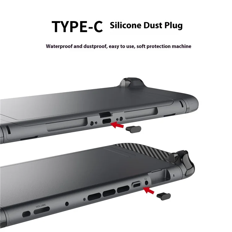 PGTECH GP-370 Kit de Protection pour Console de Jeu Nintendo Switch - Bouchons Anti-Poussière, Autocollants de Contrôleur, Capuchons de Joystick en Silicone