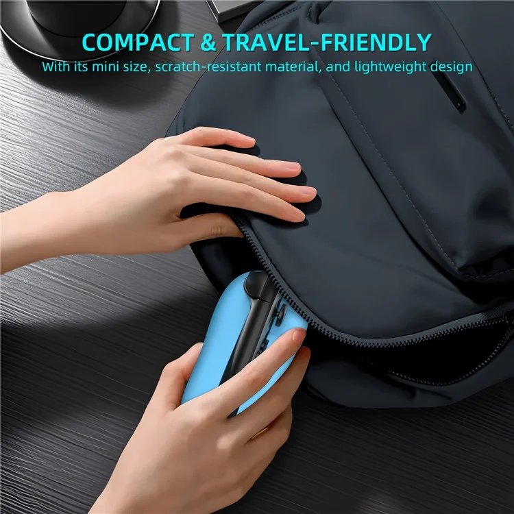 JYS-NS2296 2Pcs for Nintendo Switch 2 Joy-Con Grip Mouse Mini Portable Ergonomic Controller Base - Blue+Red