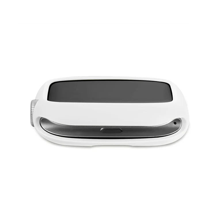 Custodia protettiva per orologio smart in silicone soft e colorato per Apple Watch Series 6 / SE / SE (2022) / 5 / 4 40mm - Bianco / Rosa
