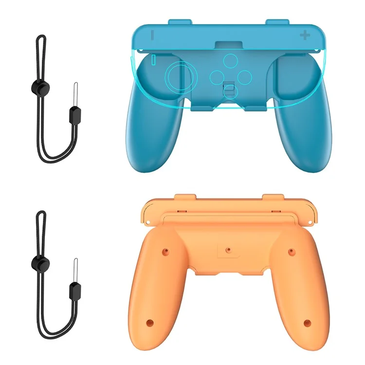 JYS-NS2276 Pour Nintendo Switch 2 Poignée de Contrôleur Joy-Con Détachable Ergonomique Manette de Jeu - Bleu+Rouge