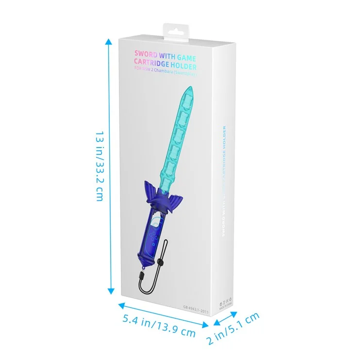 JYS-NS2268 1 Pièce Poignée de Jeu Épée pour Manette Joy-Con Nintendo Switch Accessoires de Jeu