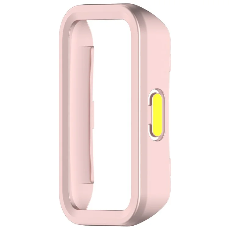 Watch Case For Huawei Band 10 NFC  /  10  /  9 NFC  /  9  /  8 NFC  /  8 Half-Wrapped Hollow Hard PC Protective Cover - Pink  /  Green