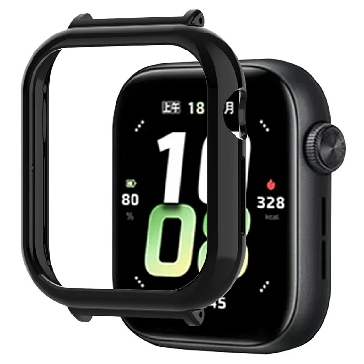 For Honor Watch 5 Protective Case 20mm Watch Strap Connector Frame - Black