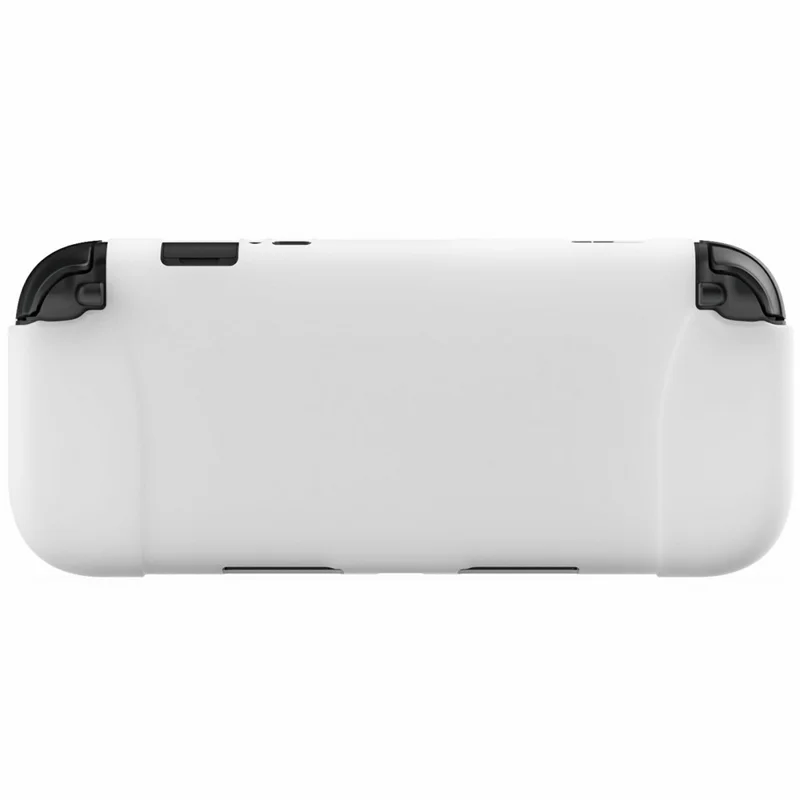 DOBE TNS-3158 For Nintendo Switch 2 Game Console Flexible Silicone Case Full Body Protection Cover - Transparent White