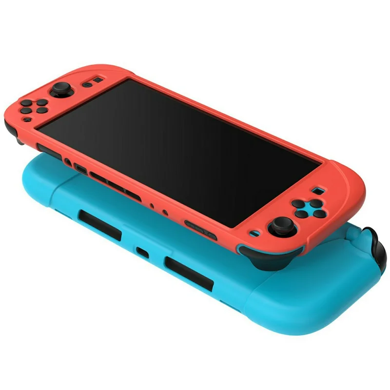 DOBE TNS-3158 For Nintendo Switch 2 Game Console Flexible Silicone Case Full Body Protection Cover - Blue