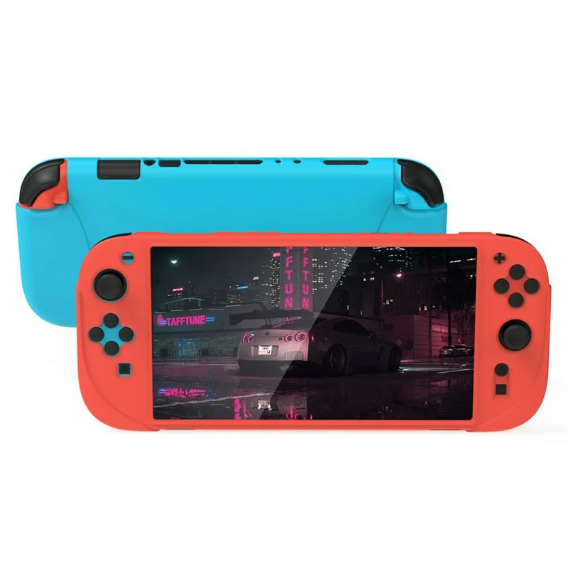 DOBE TNS-3158 For Nintendo Switch 2 Game Console Flexible Silicone Case Full Body Protection Cover - Blue