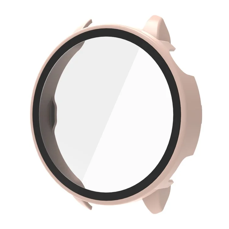 For Oppo Watch X2 Mini Watch Case PC Frame with Glass Screen Film - Pink