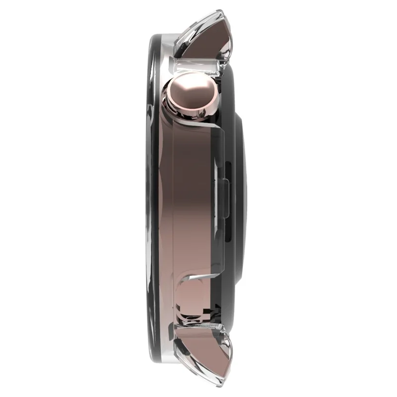 For Oppo Watch X2 Mini Watch Case PC Frame with Glass Screen Film - Transparent