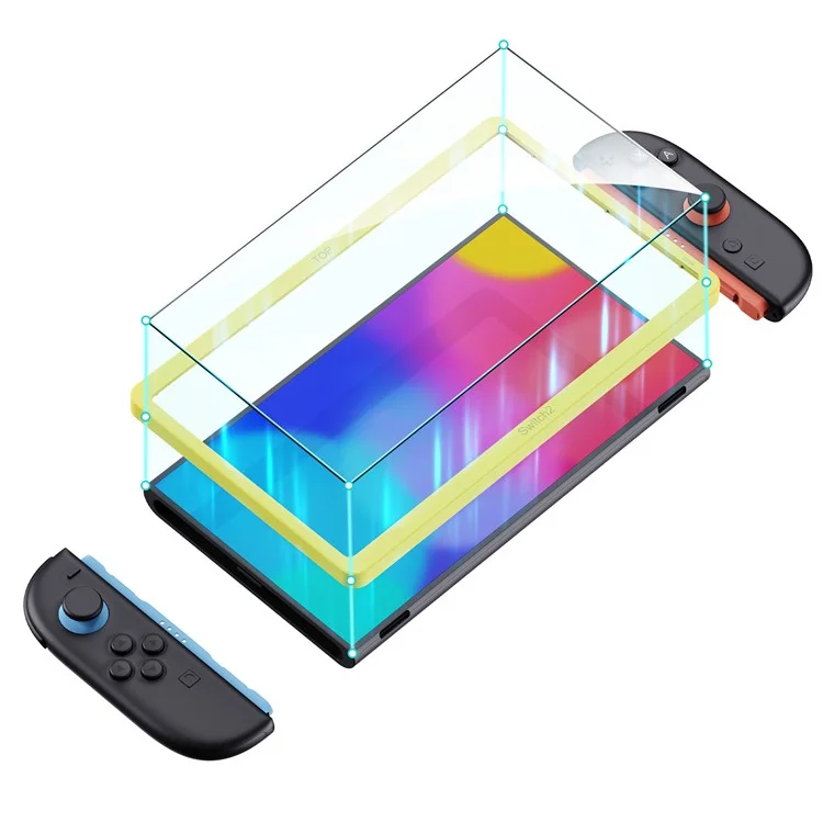 STARTRC GAMES 2 шт. Защитное стекло для Nintendo Switch с позиционной рамкой
