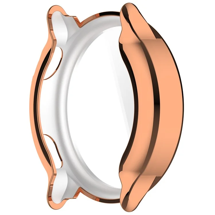 Pour Garmin Vivoactive 6 Étui de Montre Protection Intégrale Résistant aux Rayures Housse TPU - Or Rose