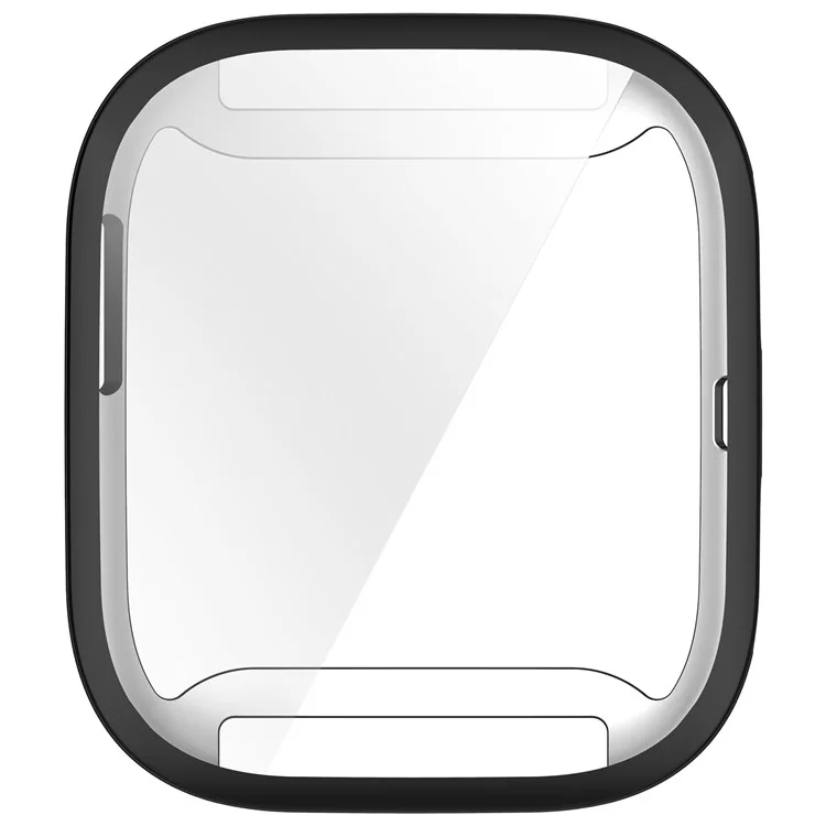 For Huami Amazfit Bip 6 (A2435) Watch Case Full Coverage Flexible TPU Electroplating Cover - Black