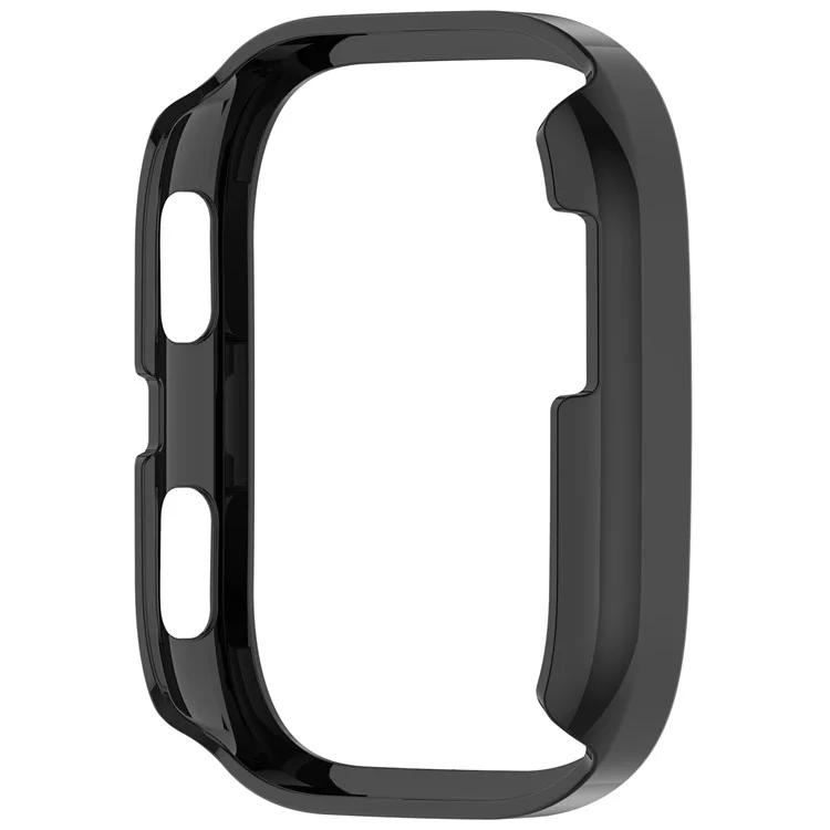 Für Huami Amazfit Bip 6 (A2435) Uhrengehäuse Ausgehöhltes Design Harte PC Schutzhülle - Schwarz