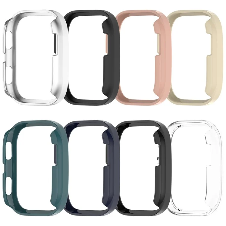 Für Huami Amazfit Bip 6 (A2435) Uhrengehäuse Ausgehöhltes Design Harte PC Schutzhülle - Schwarz
