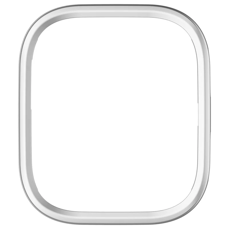 For Huami Amazfit Bip 6 (A2435) Watch Case Hollow Design Hard PC Protective Cover - Silver